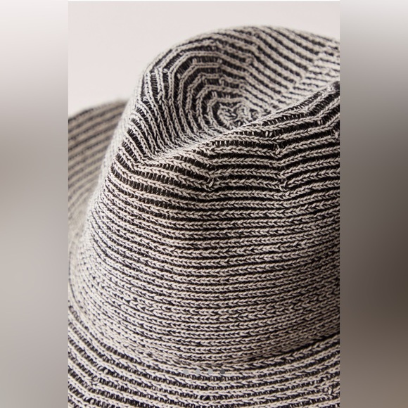 Free People NWT Dylan Distressed Cowboy Hat 🖤 Black 🤍 Sold Out - Picture 4 of 7